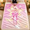 Flannel BlanketSailor Moon Warm Soft Throw Blanket for Indoor Sofa Bed Living Room Use