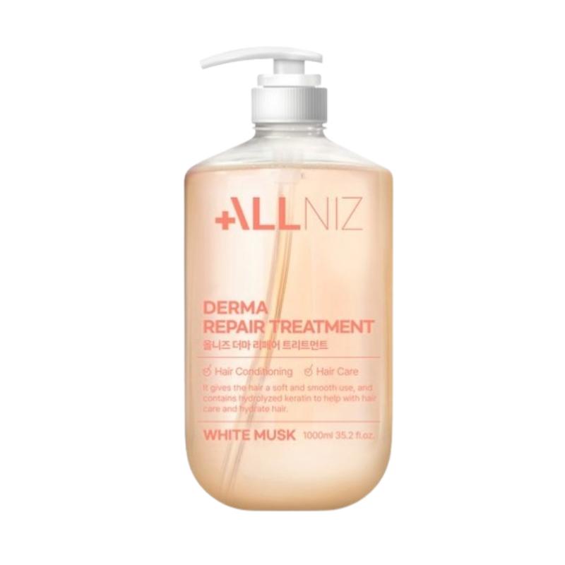

ALLNIZ Derma Repair Протеиновый уход 1080 мл | Протеиновая маска для волос из натуральных ингредиентов | Аромат белого мускуса | Большой размер 1080ml