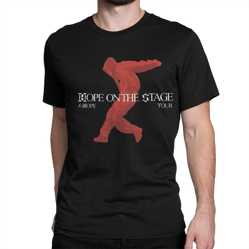 Hope on the Stage Tour T Shirts for Men Women Cotton Vintage T-Shirts Crew Neck Tee Shirt Short Sleeve Clothing 4XL 5XL