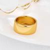 Korean Version of Fashion Ring Individual Frigid Men and Women Niche Hipster Cold Ring Glossy Ring