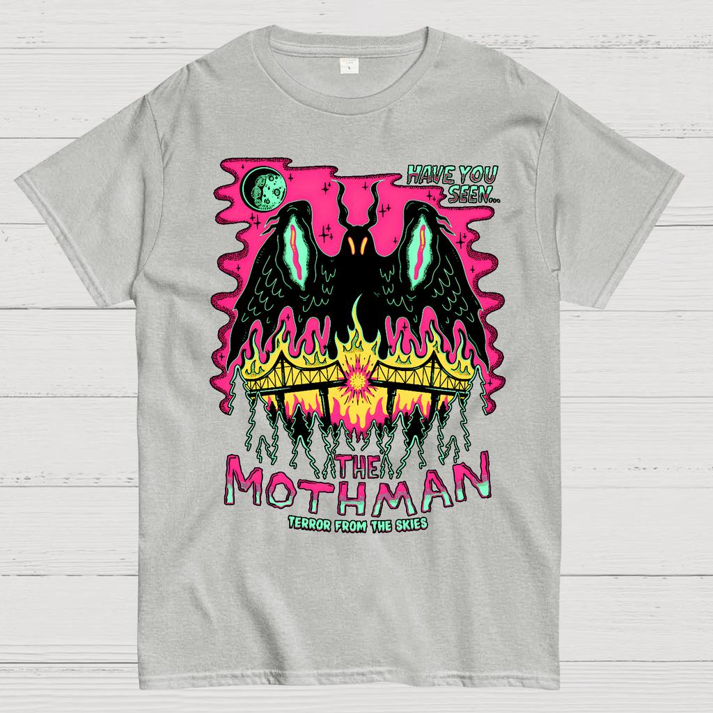 Have You Seen The Mothman Terror From The Skies Cotton Summer Casual Cool Loose T-Shirt