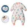 Baby Split Legged Sleepsack Removable Sleeves Designed Sleep Sacks Breathable Children's Sleeping Bag Anti-kick Quilt