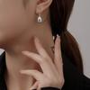 European and American Simple Water Drop Metal Dangle Earrings 2026 Korean Fashion Jewelry For Women's Girl Temperament Earrings