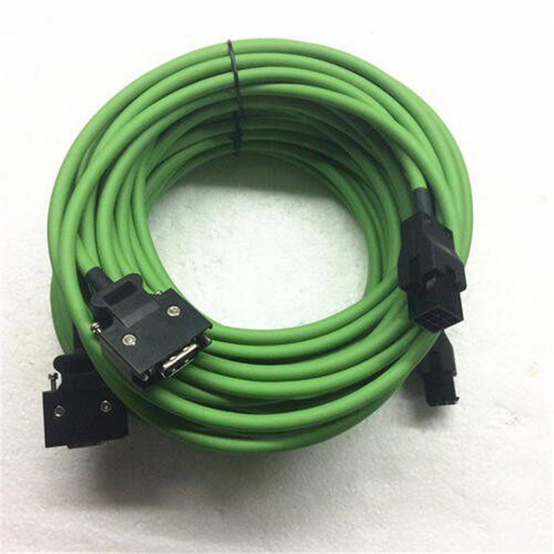 Encoder & Power Cable for Servo Motor B2 A2 AB Series (ASD-B2EN0003/5) B2 (Encoder + Power Cable) 100W-750W with Brake