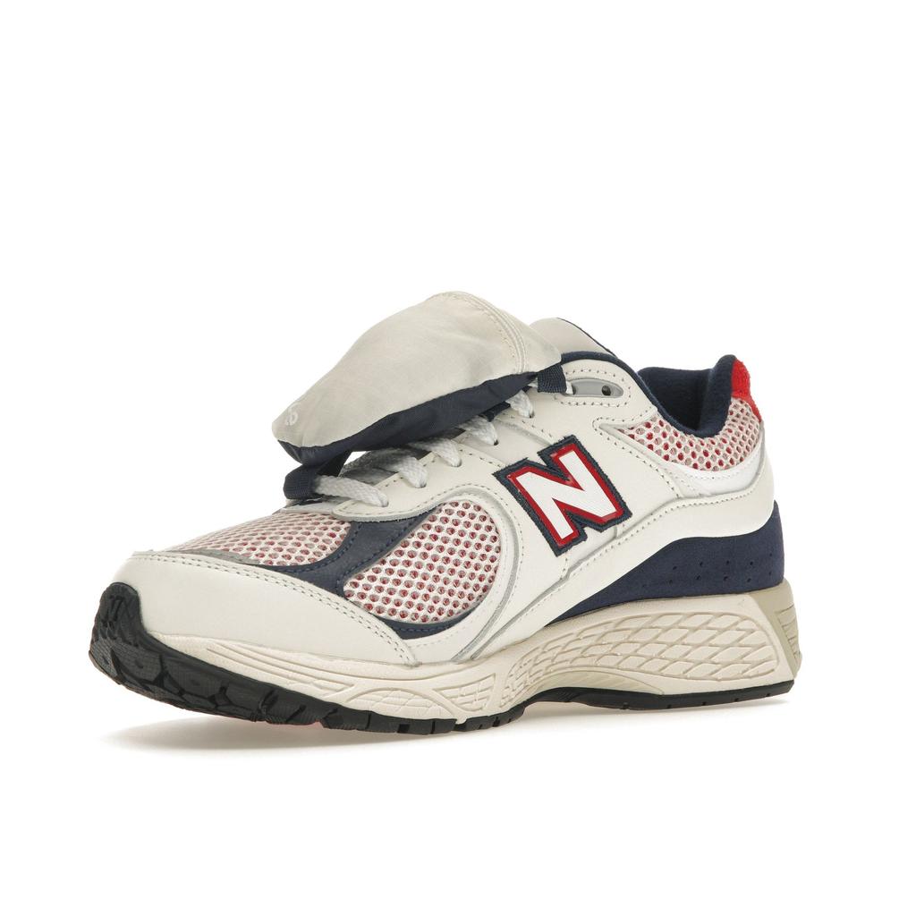 New Balance 2002R Pouch - Navy Red Unisex Sneakers White Sea-Salt Team-Red M2002RVE
