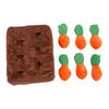 Dog Chew Toy Carrot Design Interactive Soft Plush Fun Pet Snuffle Mat for Indoor Play