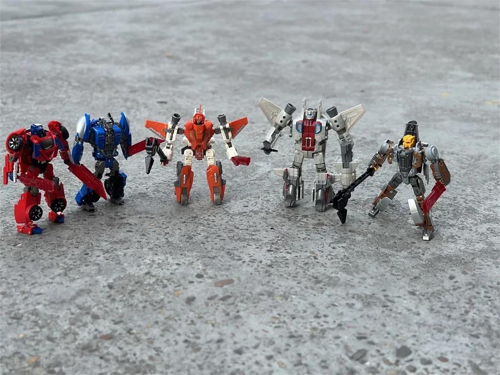 IN STOCK Transformation Toys Computron 5IN1 Combination W8617 Warbotron Scatters Action Figure Deformation Robot Anime Model