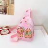 Childrens Crossbody Capybara Bag Cute Cartoon Design Lightweight Material Nylon