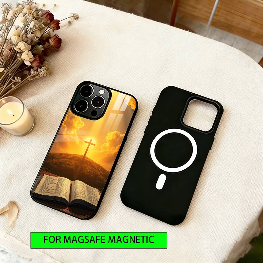 Jesus Christ Phone Case For iPhone17,16,15,14,13,12,11 Plus,Pro Magnetic with Magsafe Wireless Charging