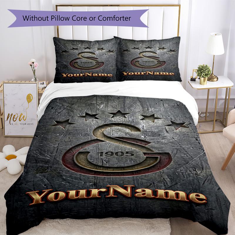 Galatasaray 220 Customize your name Bedding Set Breathable Duvet Cover with Pillowcases Home Decoration Birthday Gift