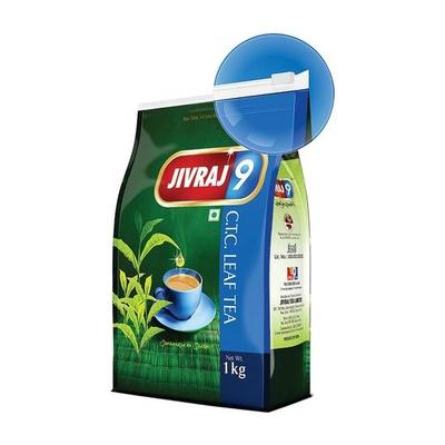 Jivraj 9 CTC Teeblatt, Premium Assam Teeblätter, Crush-Tear-Curl Teeblattverfahren, 1 kg, 1er-Packung