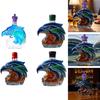Handcrafted Crystal Glass Multifunctional Beverage Dispenser Feature Artistic Seahawk Shape Ideal For Home Pubs Decors