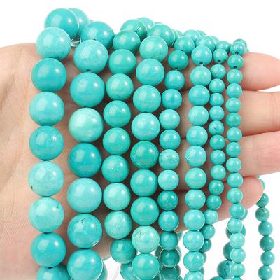 Chrysocolla Turquoise Gems Stone Beads  4-10mm Round Loose Spacer Beads for Jewelry Making Diy Bracelet Beading Supplier