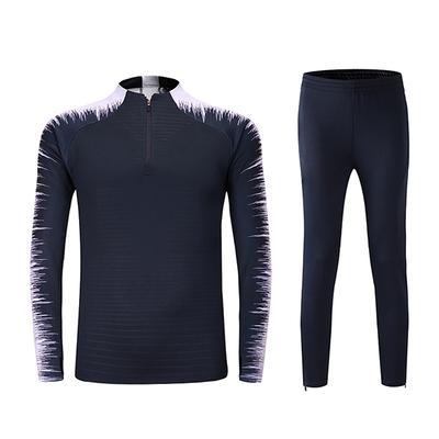 Autumn and Winter Football Clothing Suit Sports Training Men's Jersey