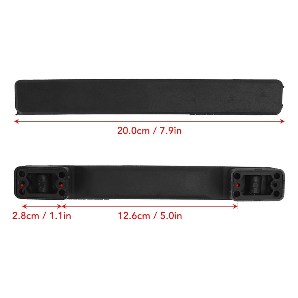 2 Pcs Durable Plastic Luggage Handle 20cm Black Suitcase Handle Replacement Luggage Pull Handle For Cases