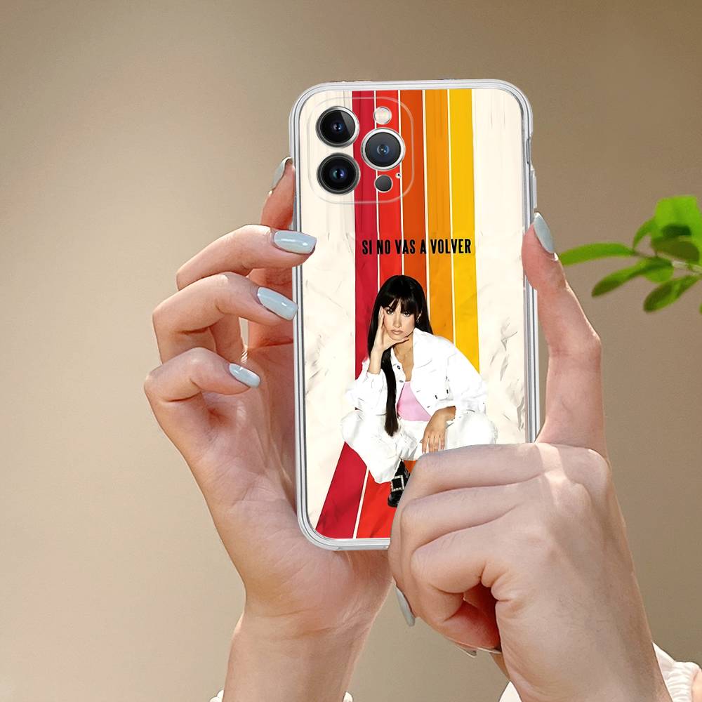 Singer A-Aitana Ocana For IPhone 11 12 13 14 15 16 17 Pro Max Plus 13 Mini Silicone Soft Transparent Back