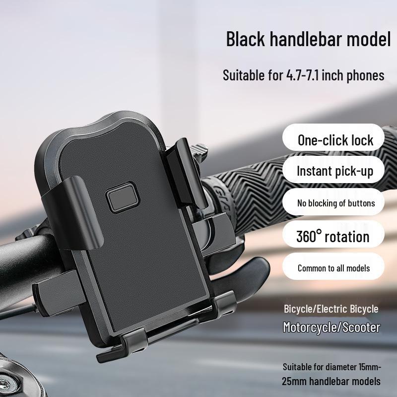 Anti-Vibration Bicycle Mobile Phone Holder for Mountain and Road Bikes
