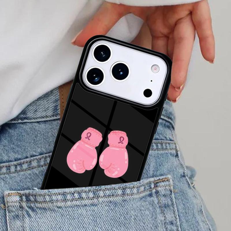 Boxing Gloves Phone Case for iPhone 16e 15 14 13 12 17 Pro Max Plus Air 17pro Cover Coque