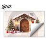 Winter Decoration Sticker Snow House Wall for Christmas Waterproof Holiday Stone Christmas Decals Decal Removable Mural Living Room Bedroom