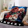 1pc Chuckys Return Flannel Blanket,Ultra Soft Warm Plush Throw for Home Bedroom Bed Sofa Cover Camping Picnic Gift Y72426
