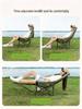 Heightened Moon Chair: Outdoor Folding Adjustable Recliner for Camping, Beach, Fishing, and Picnic.