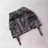 Retro Mini Skirt Women's Anti-exposure Fashion Harajuku Retro Gothic Black Mini Ski Short Dress Tide