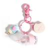 Niedlicher Auto-Schlüsselanhänger, Eiscreme, Bubble Tea, Keks, rosa, Schlüsselanhänger für die beste Freundin, Frauen, Mädchen, Tasche, Geschenk, Schmuck, Zubehör, Initiale