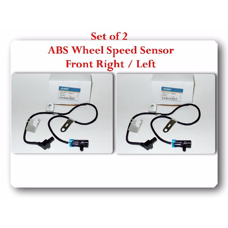 Set 2 ALS480 ABS Wheel Speed Sensor Front-Right & Left Fits: Chevrolet GMC Isuzu