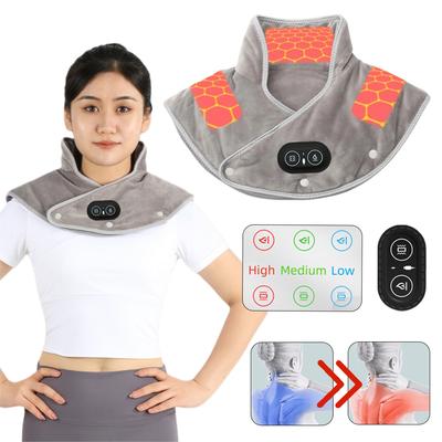 Elektrická vyhřívací podložka na ramena pro rameno 3 stupně horký obklad cervikální šál krční zádová ortéza zábal termokompresní šál ohřívač