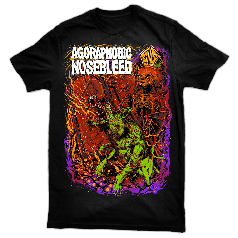 Agoraphobic Nosebleed Dog Band TShirt Cotton Graphic Tee Unisex Women Summer Streetwear Top