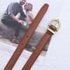 Korean  Antique Retro Simple Female Teens Thin Style Belts Ladies Jeans Belt Versatile Adjustable Belt