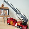 1:40 3 Styles Simulation Light And Sound City Fire Ladder Truck Alloy Fire Rescue Construction Car Vehicle Toys For Children Kid