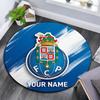 Custom Name Futebol Clube Do Porto2 Round Area Rug,Carpet Rug for Living Room Bedroom Sofa Playroom Decor,Non-slip Floor Mat