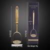 Wutuo Stainless Steel Potato Masher - Gold Gift Set of 2
