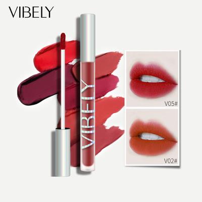 VIBELY Velvet Matte Air Lip Glaze Fog Surface Long Moisturizing Does Not Pull Dry Lip Glaze