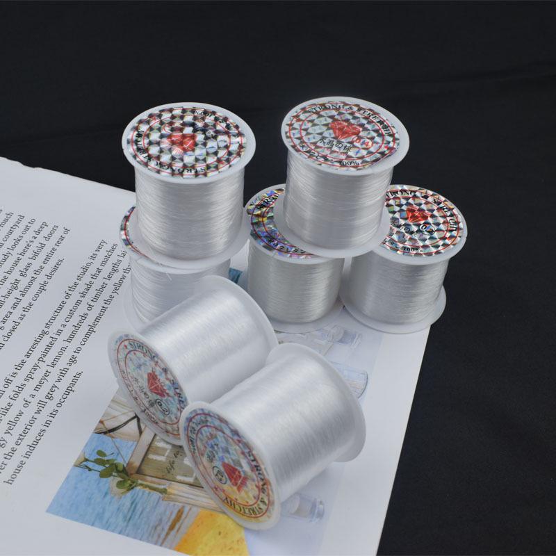 DIY Jewelry Making Transparent Nylon Crystal Fish Line - Non-Elastic Beading Material