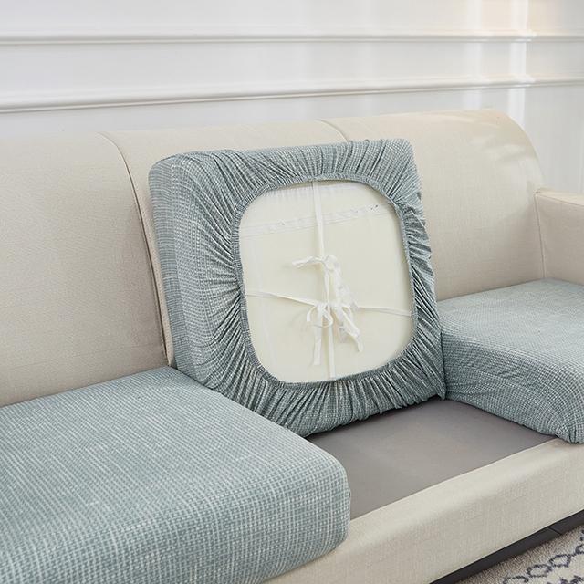 Printing Sofa Seat Cushion Cover For Furniture Elastic Protector Covers Pets Washable Removable Livingroom Sofas Cushion Case