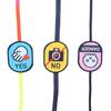 Odnímatelné nášivky na suchý zip pro psy s varovným signálem Roztomilý signalizační odznak pro postroj obojek vestu Příslušenství pro připomenutí