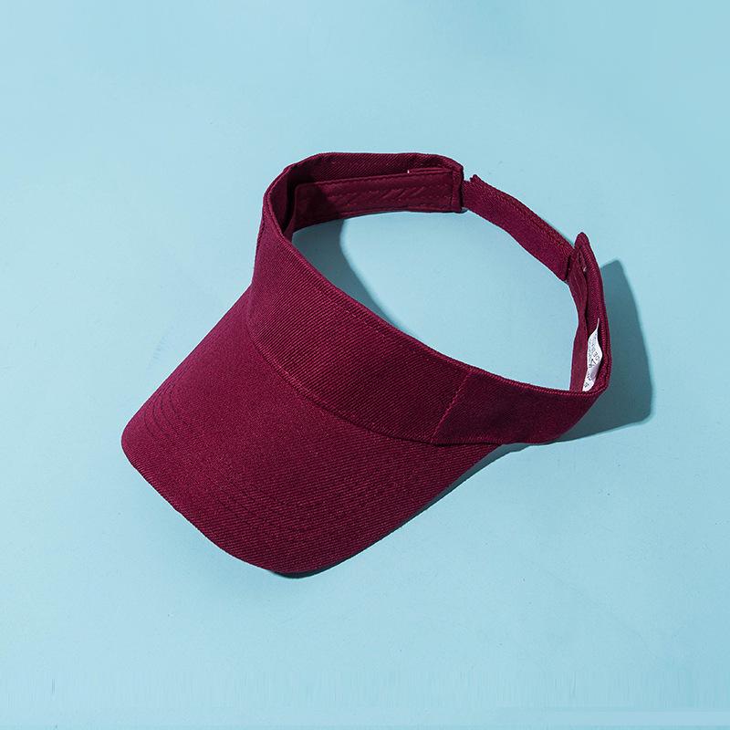 Baseball Cap Summer Hats For Girls Boys Children Casual Empty Top Sun Visor Tennis Cap Solid Sunscreen Outdoor Group Activity