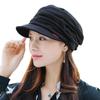 Korean Style Pullover Baseball Cap: Autumn/Winter Warm, Fashionable Pleated, Outdoor Flat Top Knitted Hat