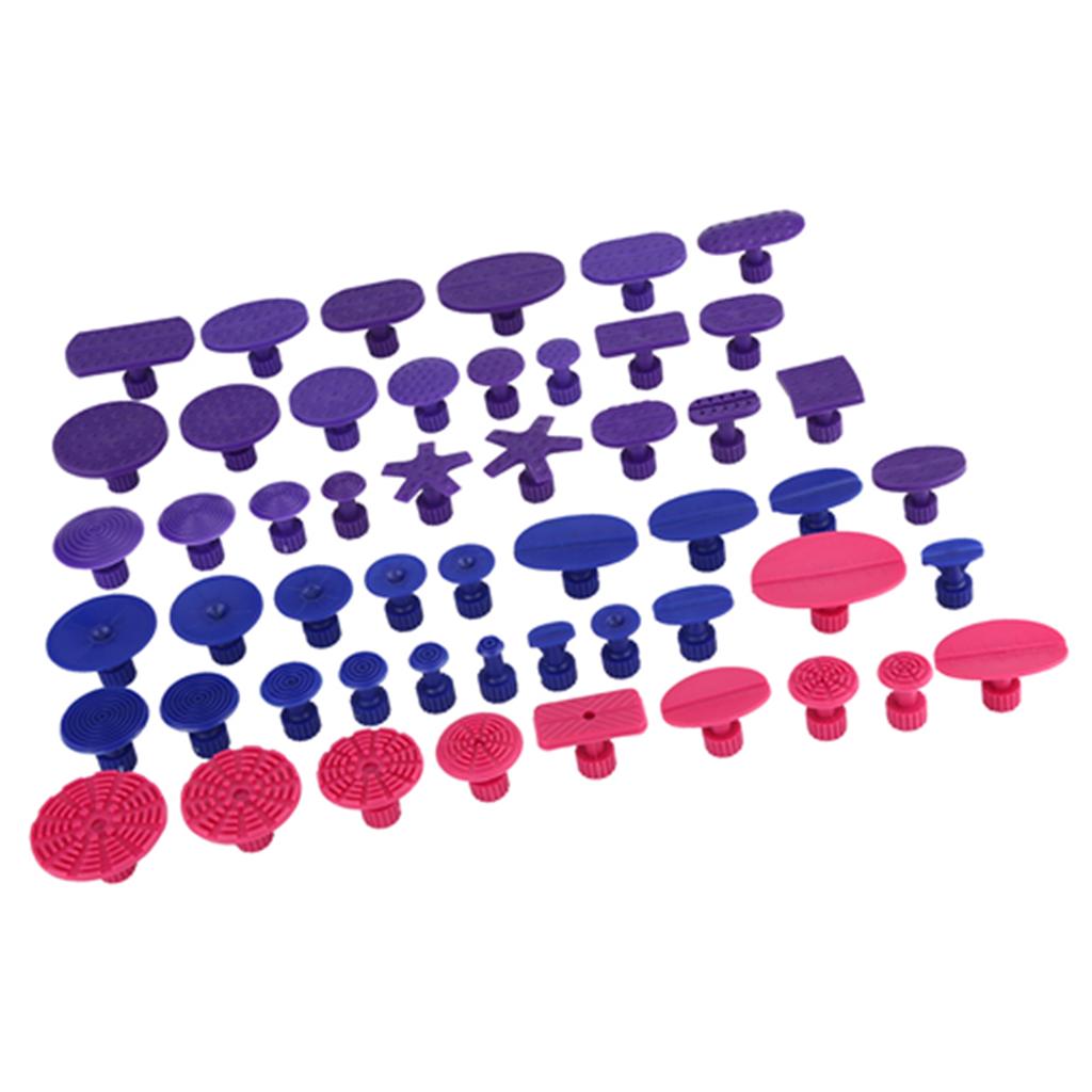 52Pcs Car Auto Body Dents Removal Pulling Tabs Paintless Dent Repair Tools
