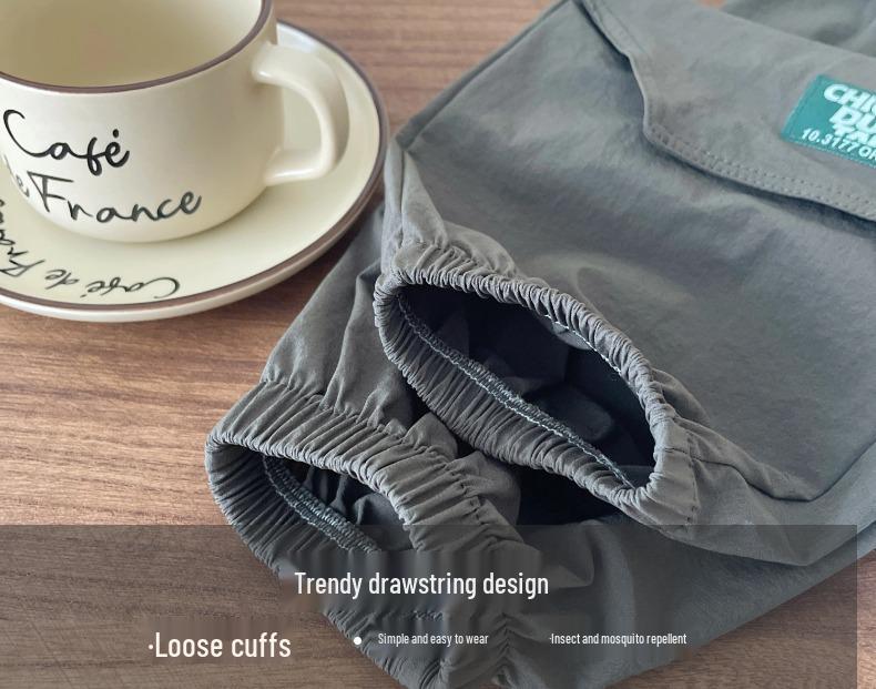 Boys' Quick-Dry Cargo Pants: Korean-Style Casual Summer Wear