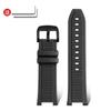High Quality Rubber Watch Strap For TISSOT 1853 T141 Series T141.417A Silicone Strap Concave Design 24mm Waterproof Wristband
