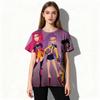Kpop Hexenjagd Team Gaza Herren Team T-Shirt Anime 3D Damenbekleidung T-Shirt Geschenk