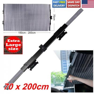 LARGE Car Windshield Sun Shade Blind Block Retractable Front Window Cover Visor