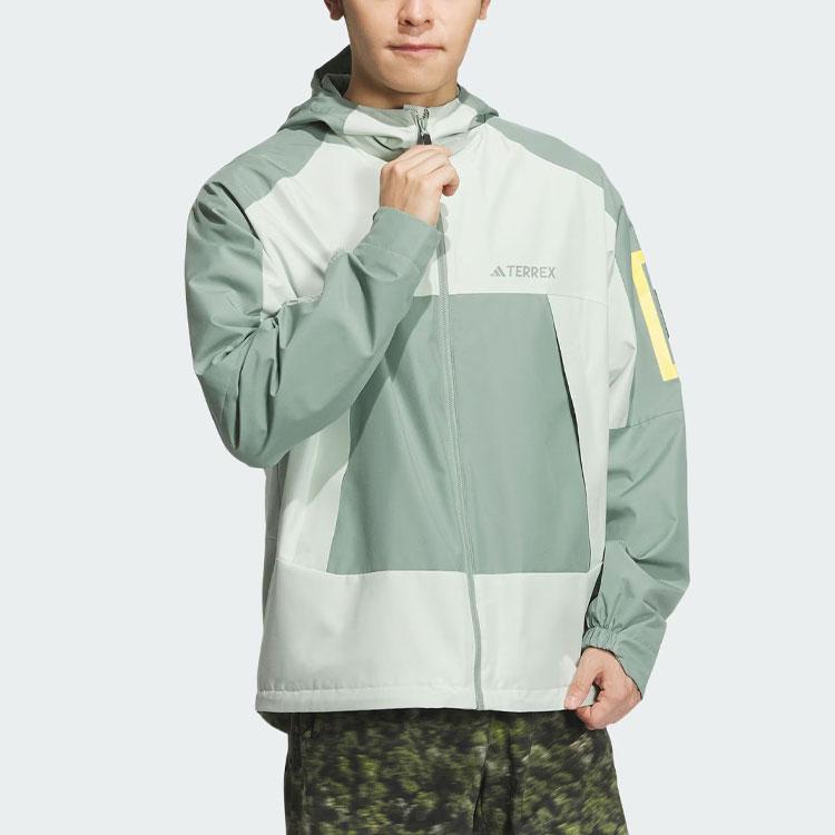 New Adidas x National Geographic Jackets Coats Men's Dusty Green IS9507