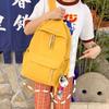 Nylon Student Backpack With Multiple Pockets For Daily Use And Load Reduction