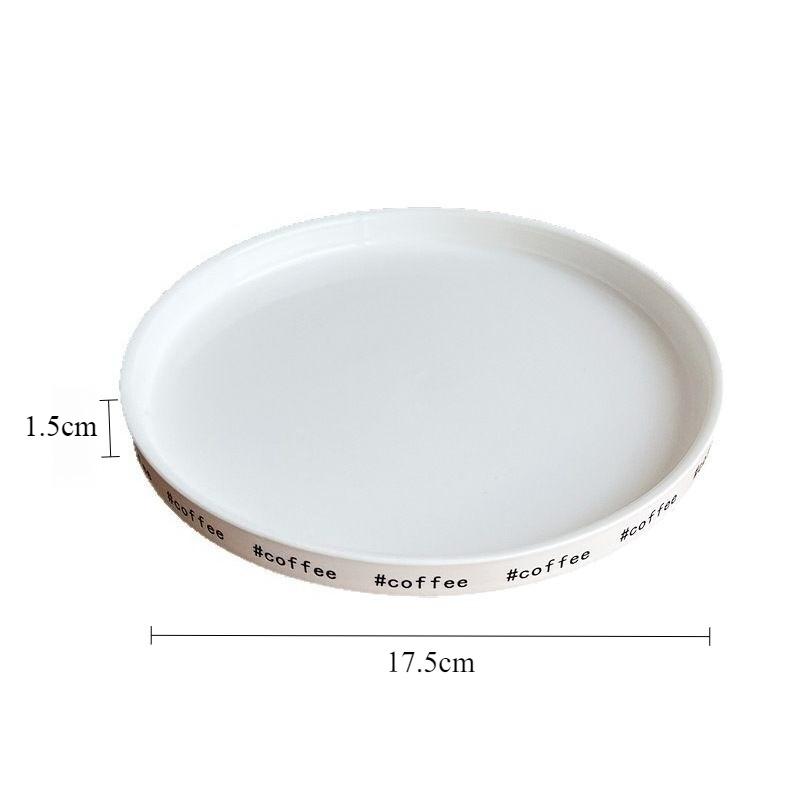 1pc Creative Small Fresh Restaurant Ceramic Dinner Plate