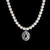 Tiktok Live Broadcast Cross-border Europe America Pearl Necklace Metal Artificial Color Treasure Mixed Women's