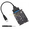 B03C mSATA To SATAAdapter M.2NGFF mSATA SSDs To SATAAdapter Card m.2NGFF To USB Converters for Desktop Laptop Compatibility